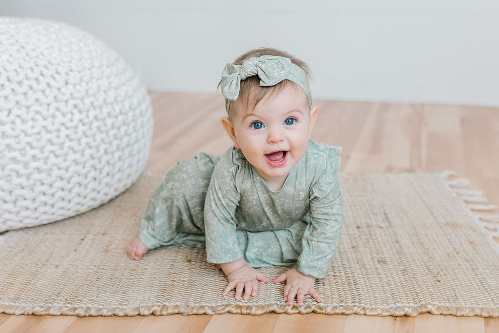 Baby's Breath Bamboo Long Sleeve Baby Dress