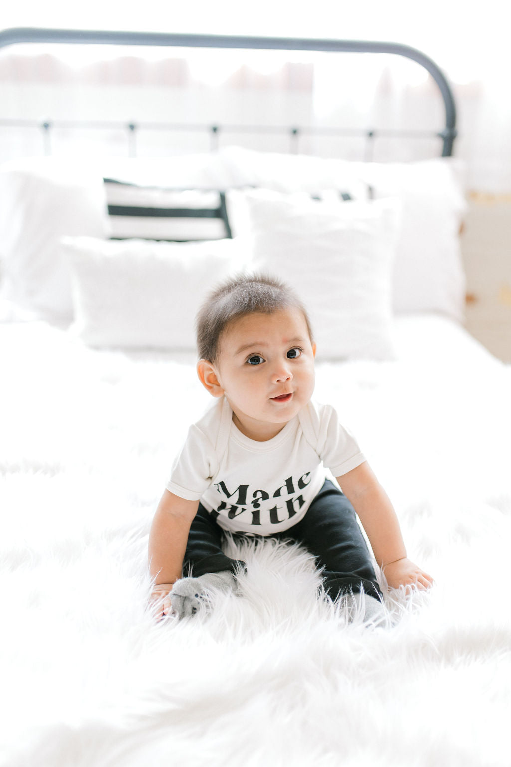 Cotton Baby Joggers | Black