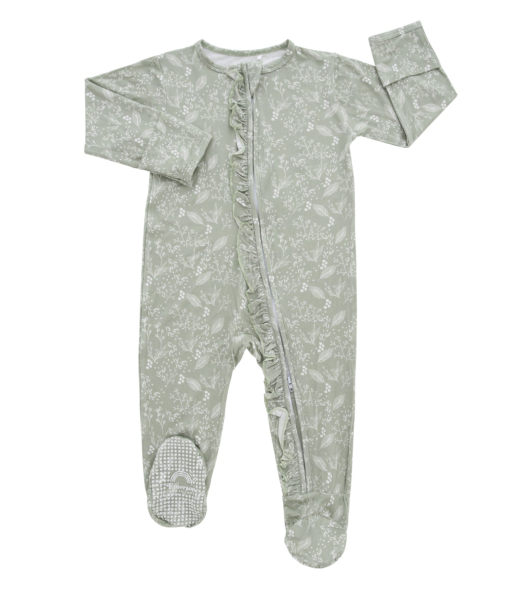 Baby's Breathe Bamboo Baby Footie Pajama