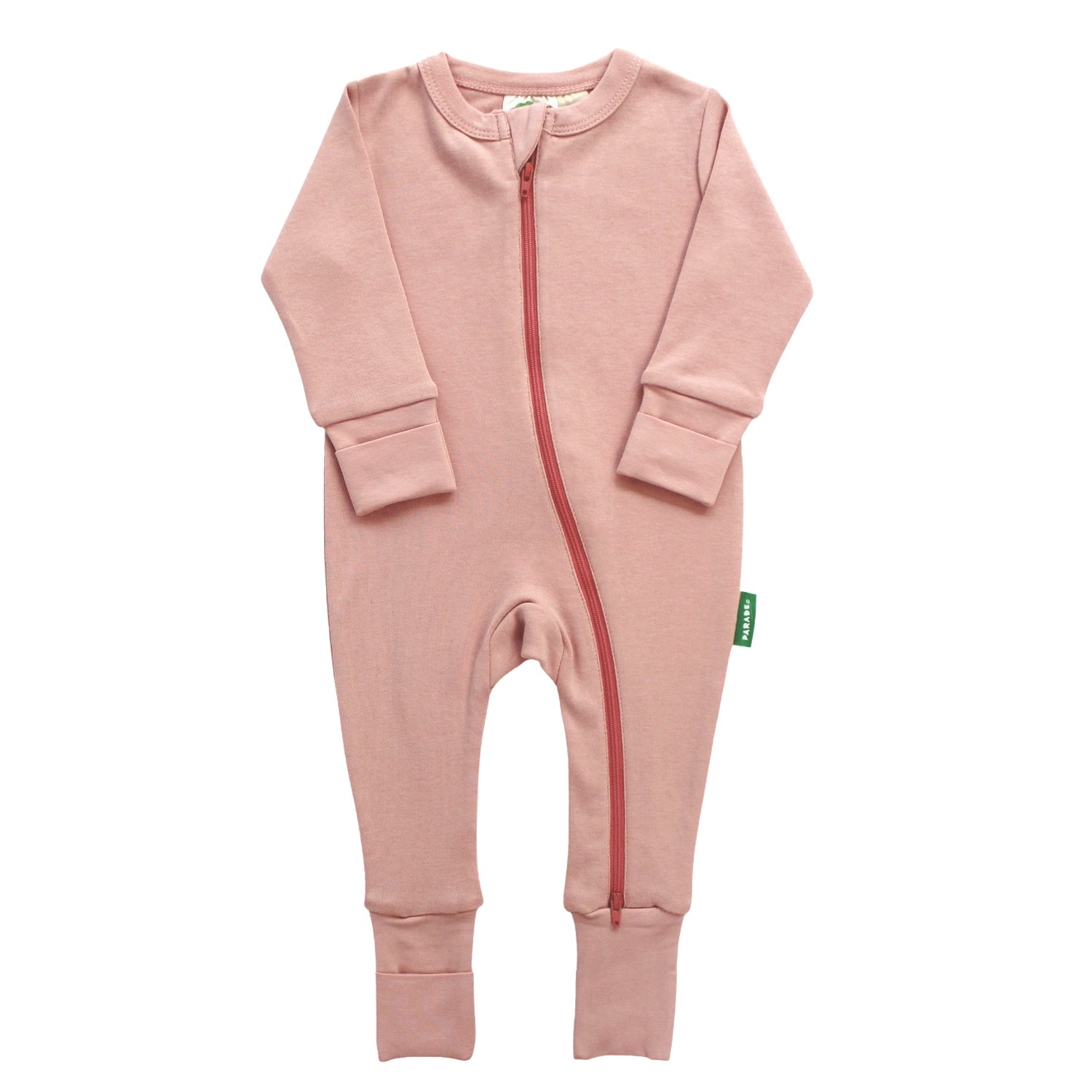 2-Way Zip Romper | Dusty Pink