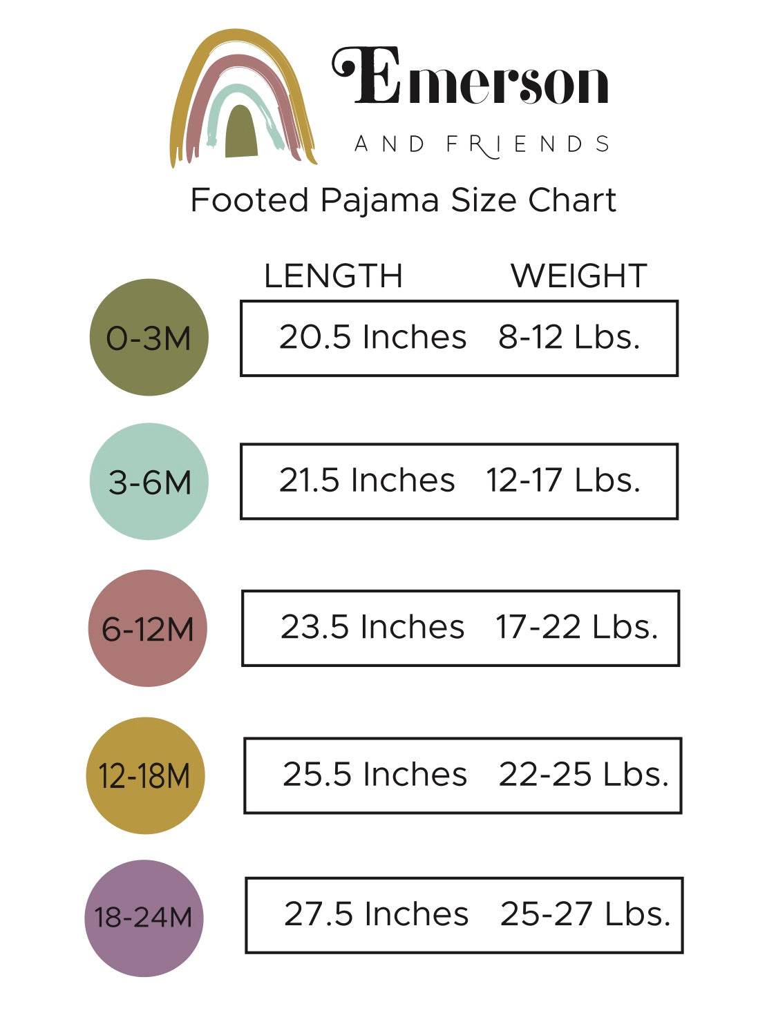 Rainbow Bamboo Baby Footie Pajama