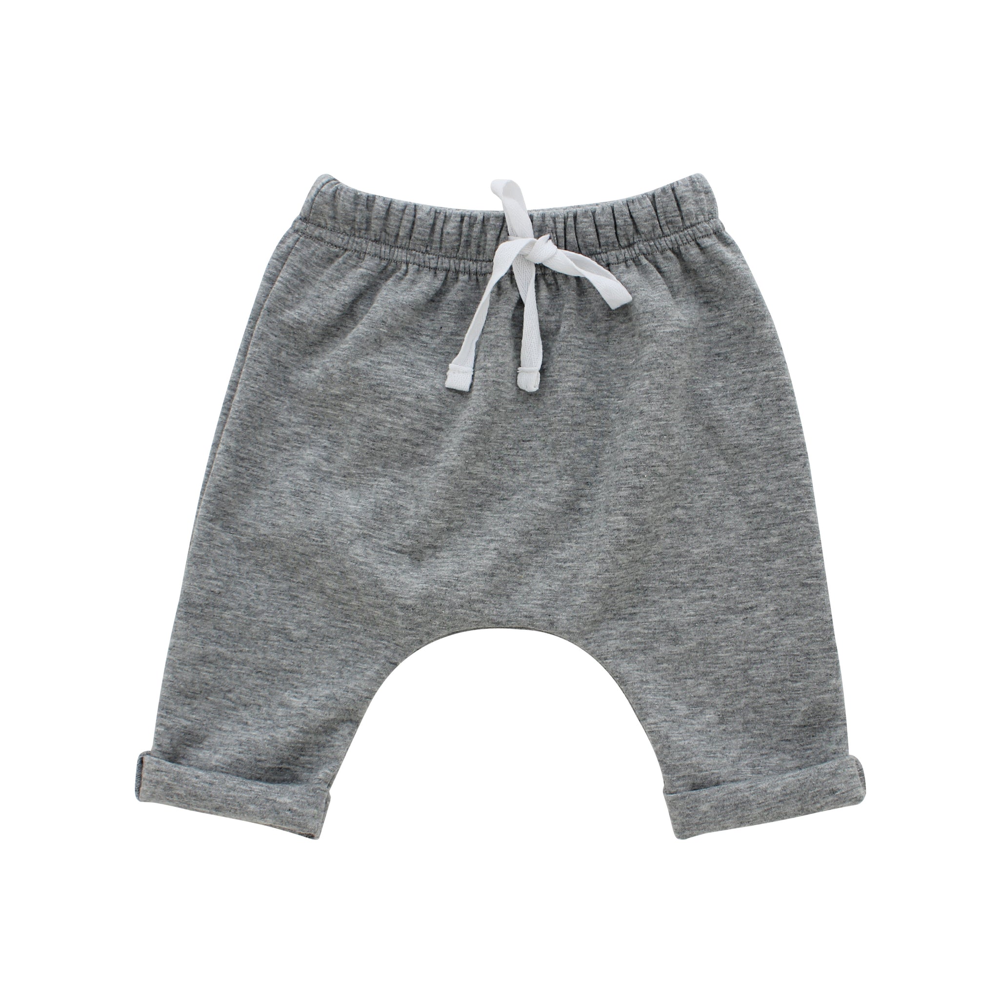 Cotton Baby Joggers | Heather Grey