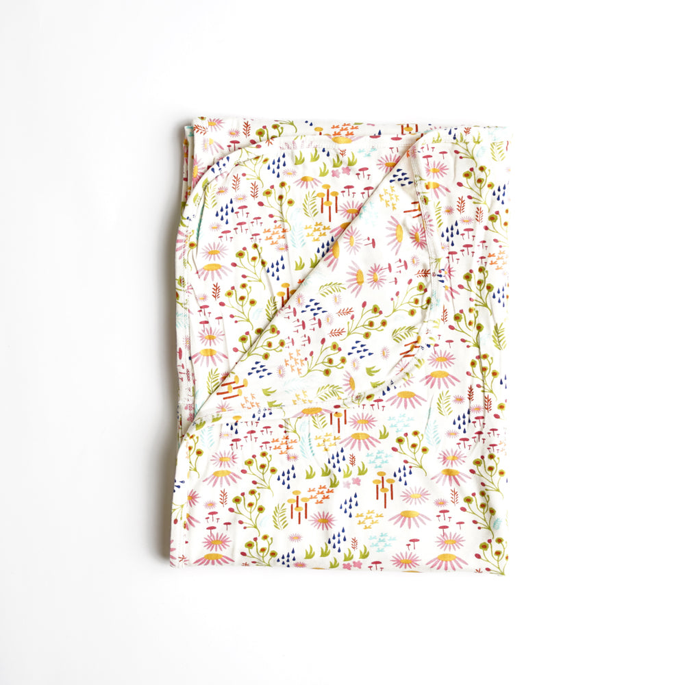 Wildflower Luxury Bamboo Baby Blanket