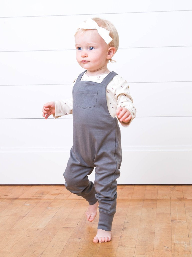 Organic Oli Overalls | 100% Cotton & Naturally Hypoallergenic | 2 colors!