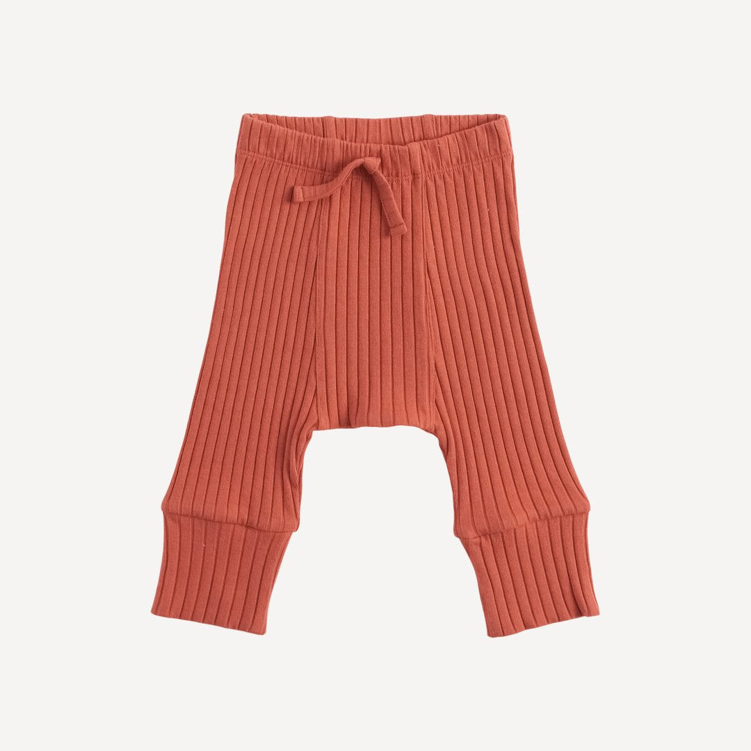 Organic Panda Pant | Wide Rib Cotton